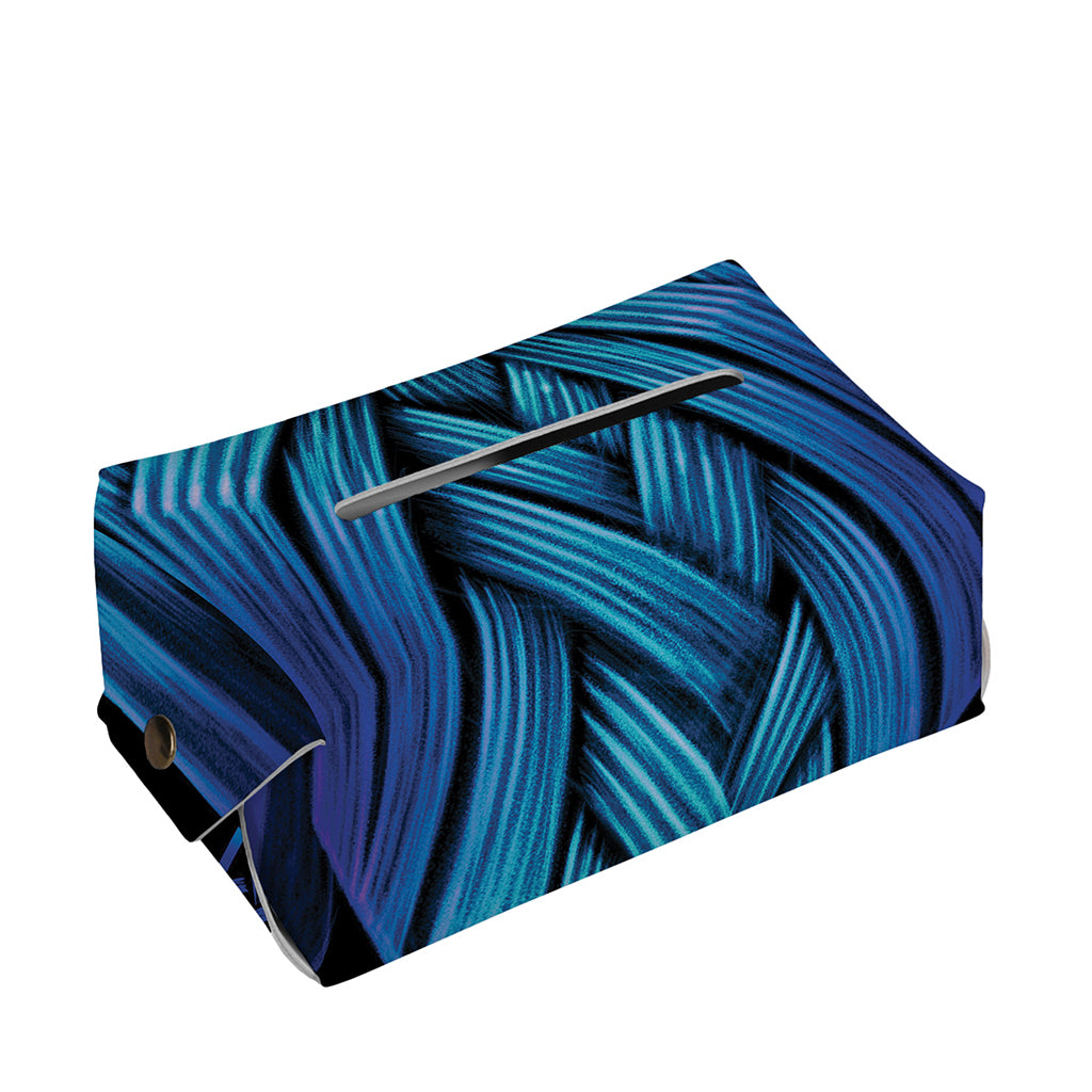 Blue Viking Norse God Odin Print Rectangle Tissue Box Cover