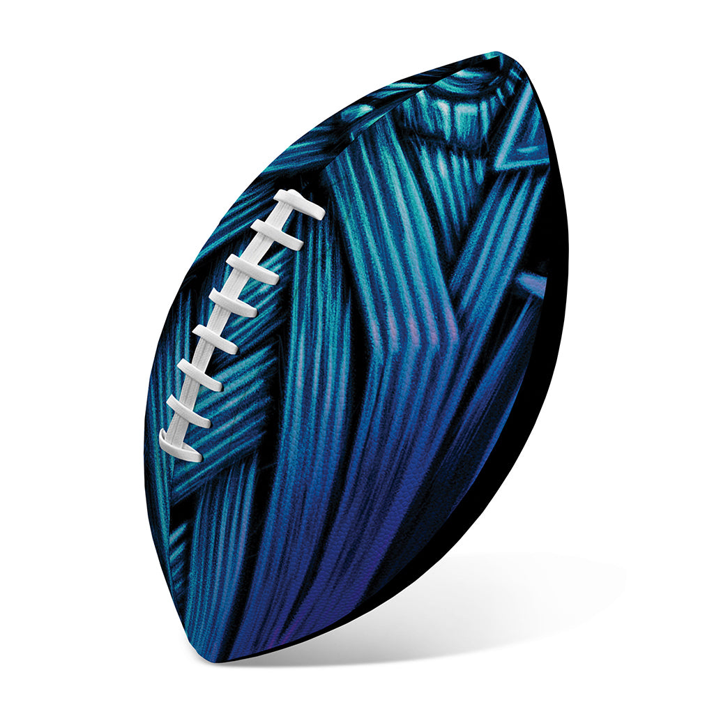 Blue Viking Norse God Odin Print Rugby Ball