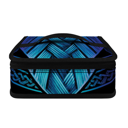Blue Viking Norse God Odin Print Small Lunch Bag