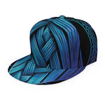Blue Viking Norse God Odin Print Snapback Cap