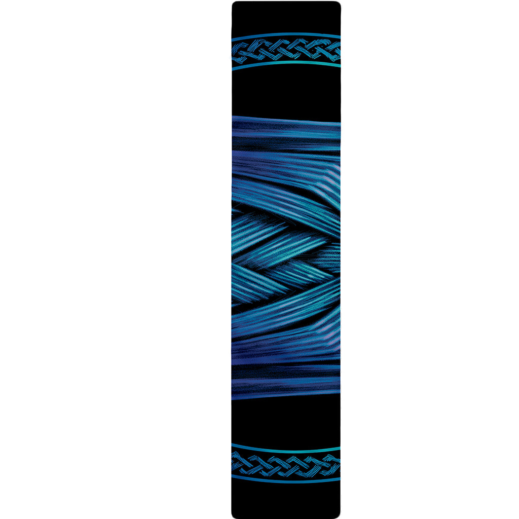 Blue Viking Norse God Odin Print Table Runner