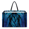 Blue Viking Norse God Odin Print Utility Tote Bag