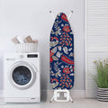 Blue Vintage Bohemian Floral Print Ironing Board Cover