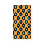 Blue Vinyl Record Pattern Print Baby Crib Sheet