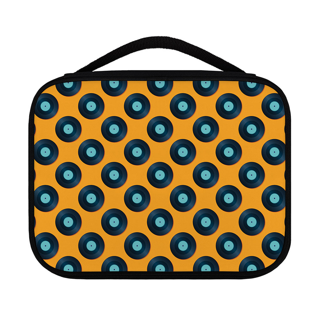Blue Vinyl Record Pattern Print Classic Bible Case