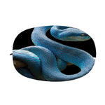 Blue Viper Snake Print Car Side Mirror Covers