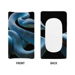 Blue Viper Snake Print Changing Pad Cover