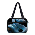 Blue Viper Snake Print Double Strap Bible Bag