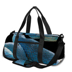 Blue Viper Snake Print Gym Bag