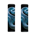Blue Viper Snake Print Handle Covers