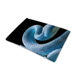 Blue Viper Snake Print Pet Cooling Mat Cover