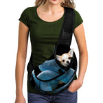 Blue Viper Snake Print Pet Sling Carrier