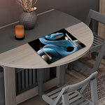 Blue Viper Snake Print Placemat