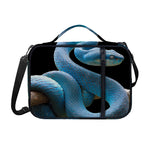 Blue Viper Snake Print Shoulder Strap Bible Bag