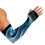 Blue Viper Snake Print Sun Protection Arm Sleeves