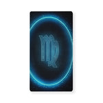 Blue Virgo Zodiac Sign Print Baby Crib Sheet