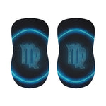 Blue Virgo Zodiac Sign Print Bar Stool Covers