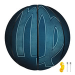 Blue Virgo Zodiac Sign Print Basketball
