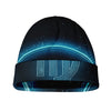 Blue Virgo Zodiac Sign Print Beanie