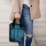 Blue Virgo Zodiac Sign Print Bible Tote Bag