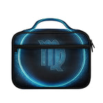 Blue Virgo Zodiac Sign Print Briefcase Bible Bag