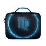 Blue Virgo Zodiac Sign Print Briefcase Bible Bag