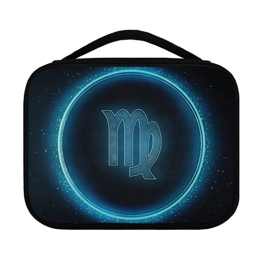 Blue Virgo Zodiac Sign Print Classic Bible Case