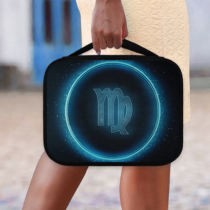 Blue Virgo Zodiac Sign Print Classic Bible Case