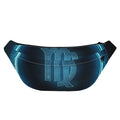 Blue Virgo Zodiac Sign Print Fanny Pack
