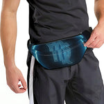 Blue Virgo Zodiac Sign Print Fanny Pack