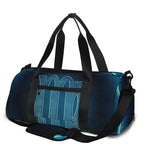 Blue Virgo Zodiac Sign Print Gym Bag