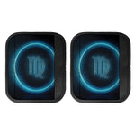 Blue Virgo Zodiac Sign Print Handle Covers