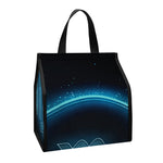 Blue Virgo Zodiac Sign Print Insulated Lunch Tote