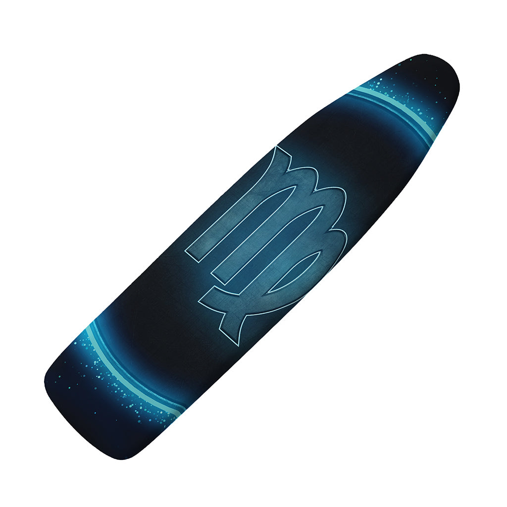 Blue Virgo Zodiac Sign Print Ironing Board Cover