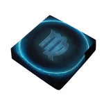 Blue Virgo Zodiac Sign Print Outdoor Seat Cushion Cover