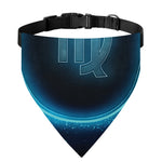 Blue Virgo Zodiac Sign Print Over The Collar Dog Bandana