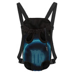 Blue Virgo Zodiac Sign Print Pet Carrier Backpack