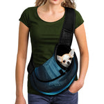 Blue Virgo Zodiac Sign Print Pet Sling Carrier