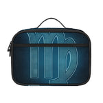 Blue Virgo Zodiac Sign Print Portable Lunch Bag