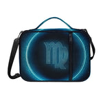 Blue Virgo Zodiac Sign Print Shoulder Strap Bible Bag