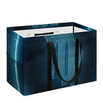 Blue Virgo Zodiac Sign Print Utility Tote Bag