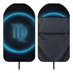 Blue Virgo Zodiac Sign Print Waterproof Car Seat Cover