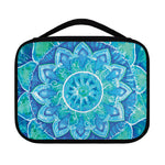 Blue Vishuddha Chakra Mandala Print Classic Bible Case