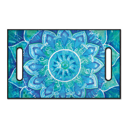 Blue Vishuddha Chakra Mandala Print Golf Cart Seat Cover