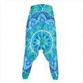 Blue Vishuddha Chakra Mandala Print Hammer Pants