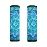 Blue Vishuddha Chakra Mandala Print Handle Covers