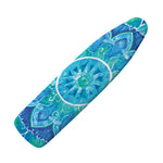 Blue Vishuddha Chakra Mandala Print Ironing Board Cover