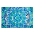 Blue Vishuddha Chakra Mandala Print Placemat