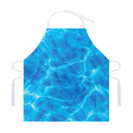 Blue Water Surface Print Adjustable Apron