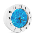 Blue Water Surface Print Alarm Clock